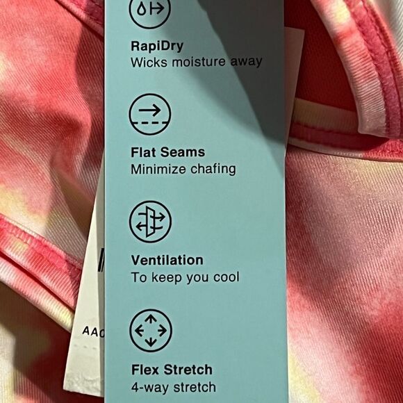 ID Ideology Women's Morning Glory Tie-Dyed Mesh Back Tank Top Medium NWT - Picture 8 of 10